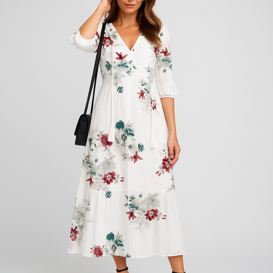Maribella | Robe longue aérienne au design estival