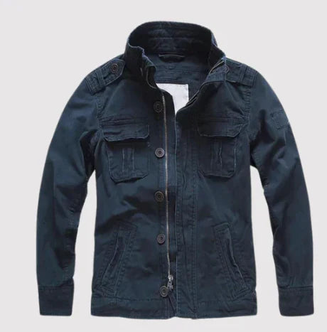 Tobias – Veste Regular Fit Polyvalente avec Fermeture à Boutons