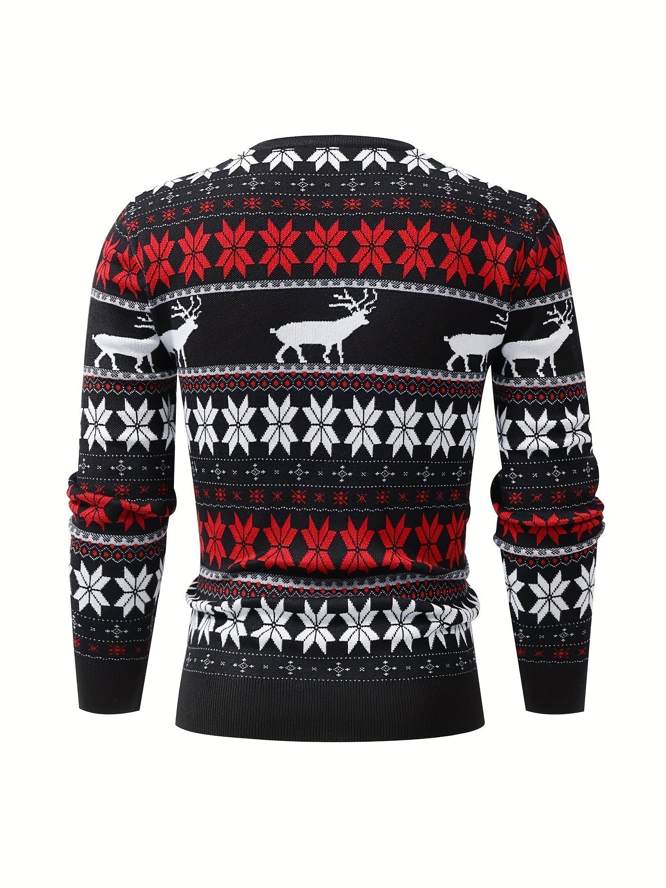 Roine Julig pull en tricot torsad pour hommes – Vêtement confortable pour l'automne et l'hiver