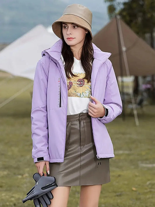 Evania Veste matelassée avec capuche pour femmes – Manteau d'hiver tendance