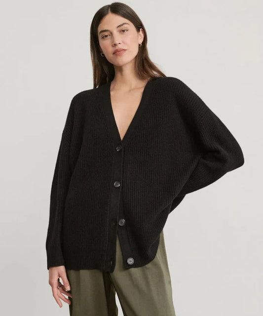 Helaina Cardigan décontracté pour femmes – Pull tricoté d'hiver moderne