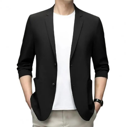 Vincero™ | Blazer coupe slim avec deux boutons pour homme