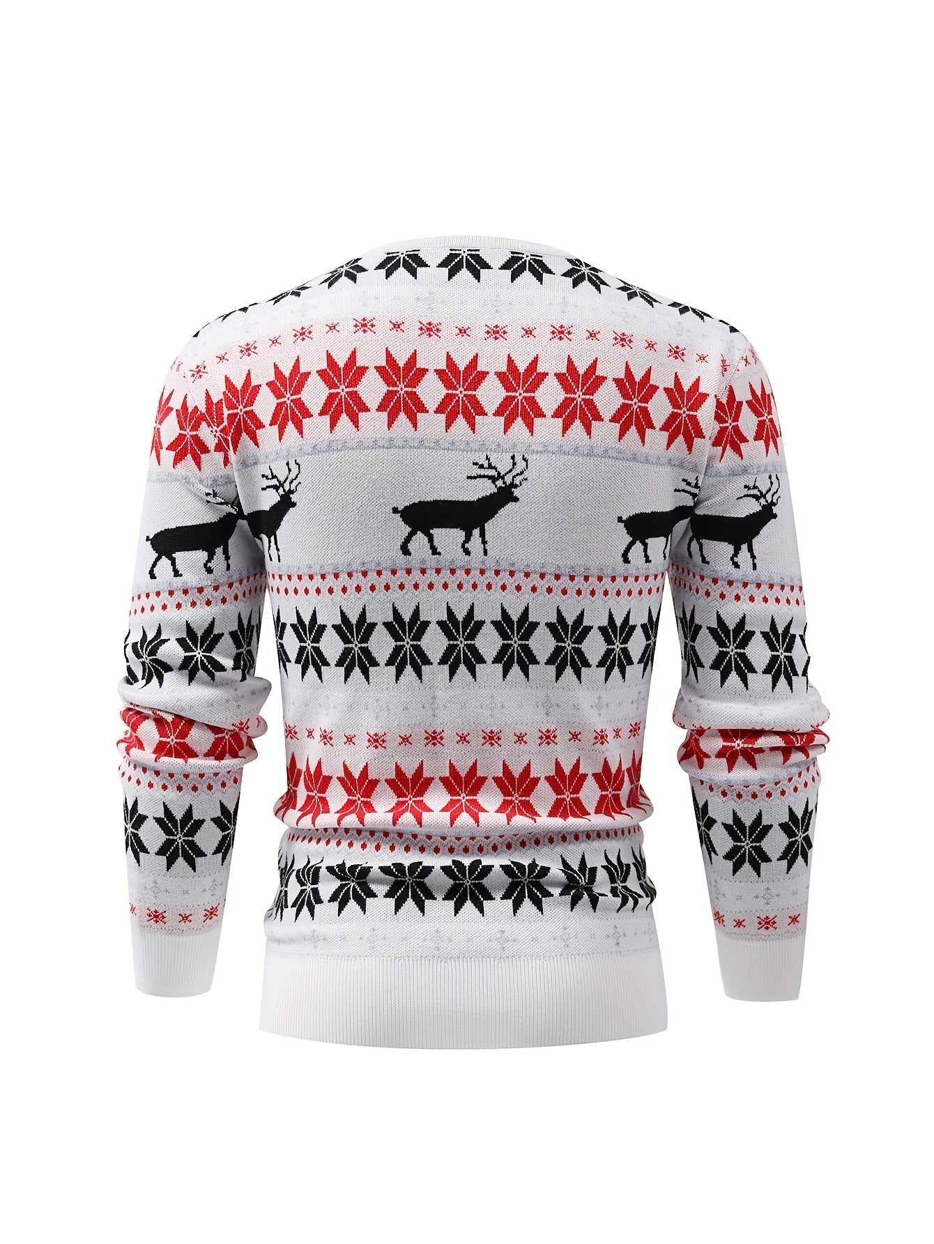 Roine Julig pull en tricot torsad pour hommes – Vêtement confortable pour l'automne et l'hiver