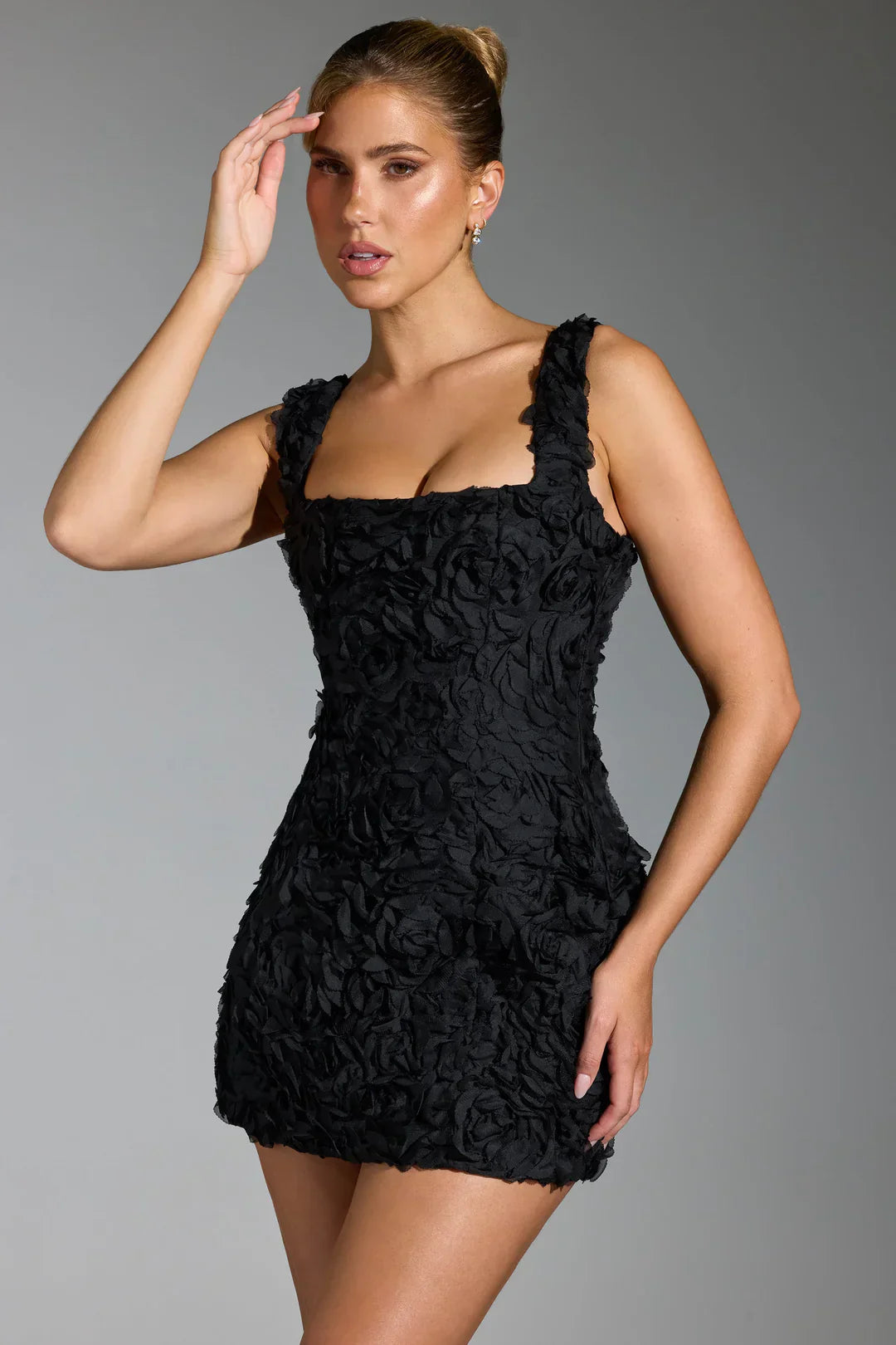 Eloria | Floral Corset Dress in Mini Length