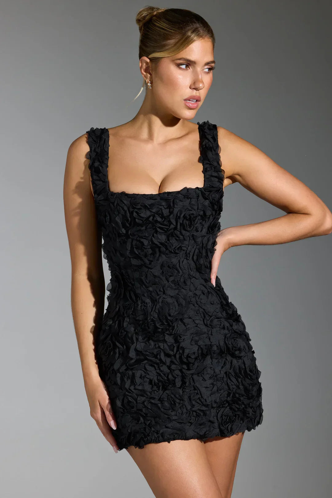 Eloria | Floral Corset Dress in Mini Length