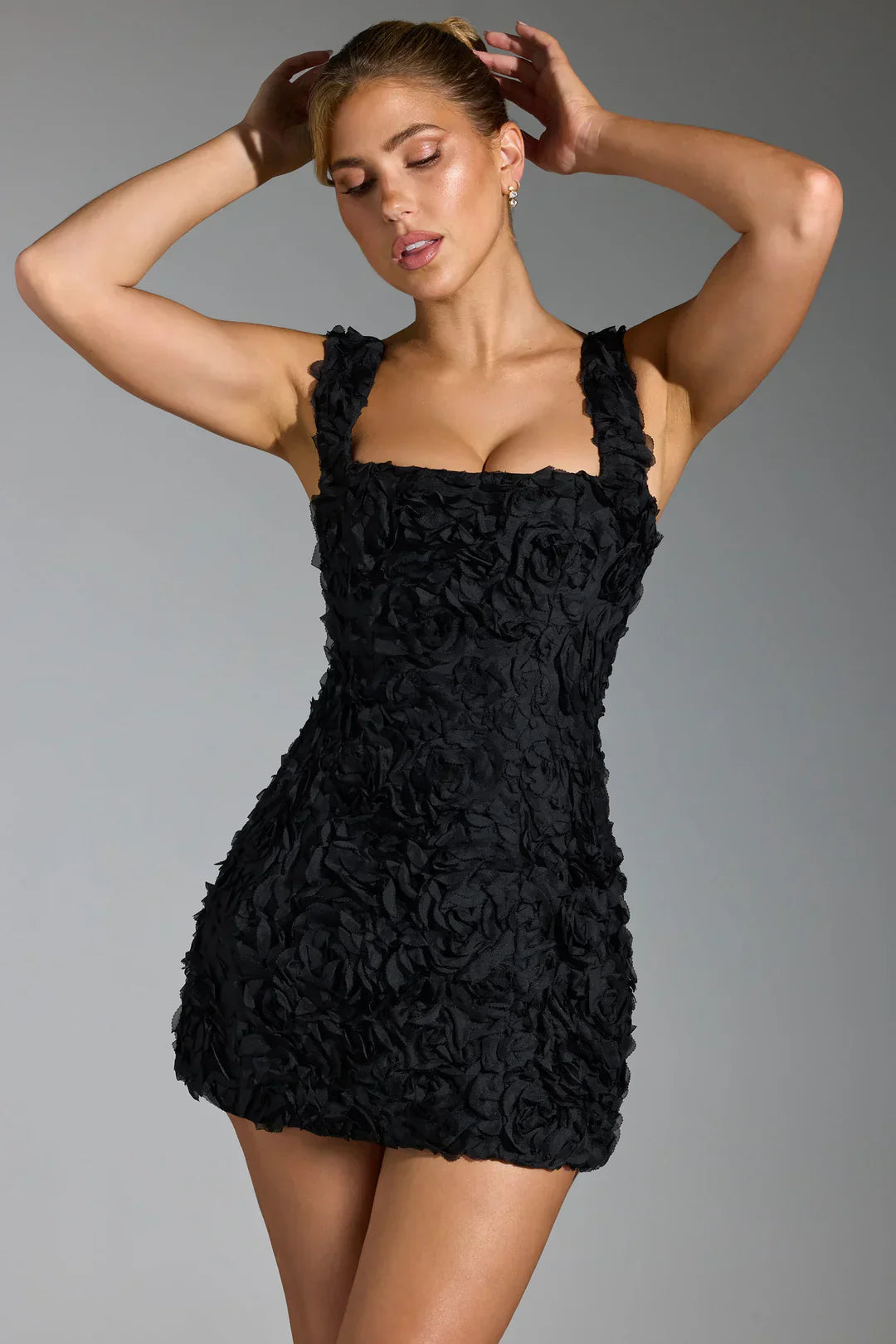 Eloria | Floral Corset Dress in Mini Length