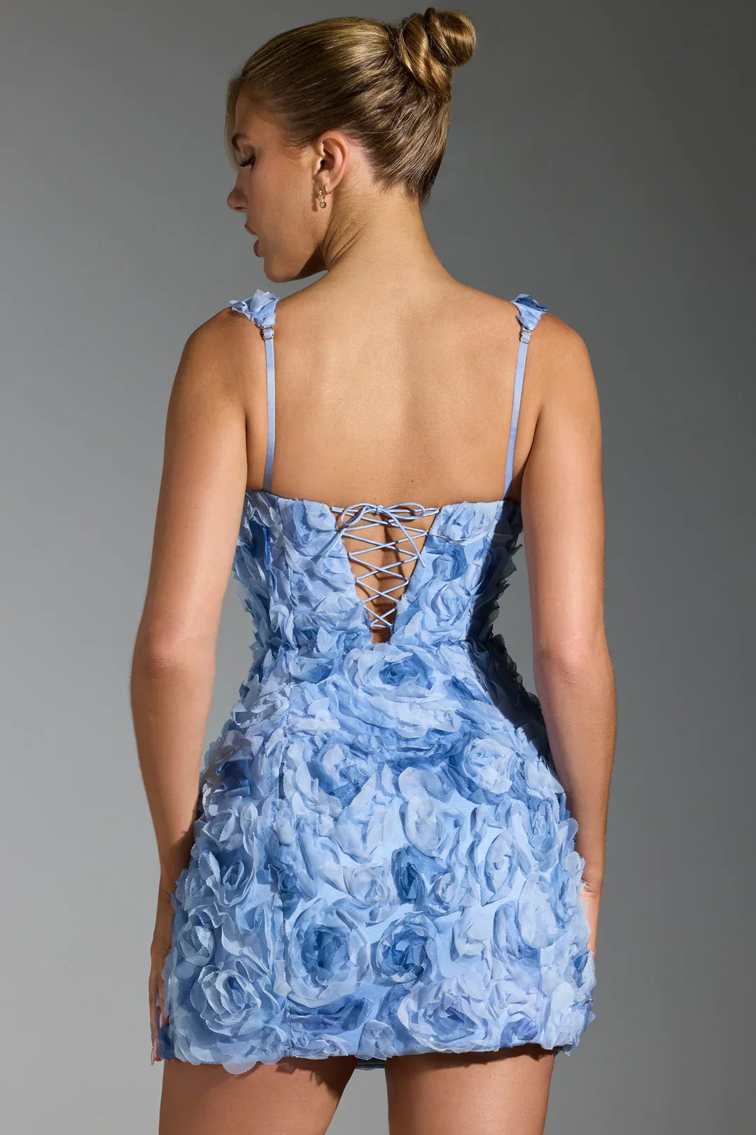 Eloria | Floral Corset Dress in Mini Length