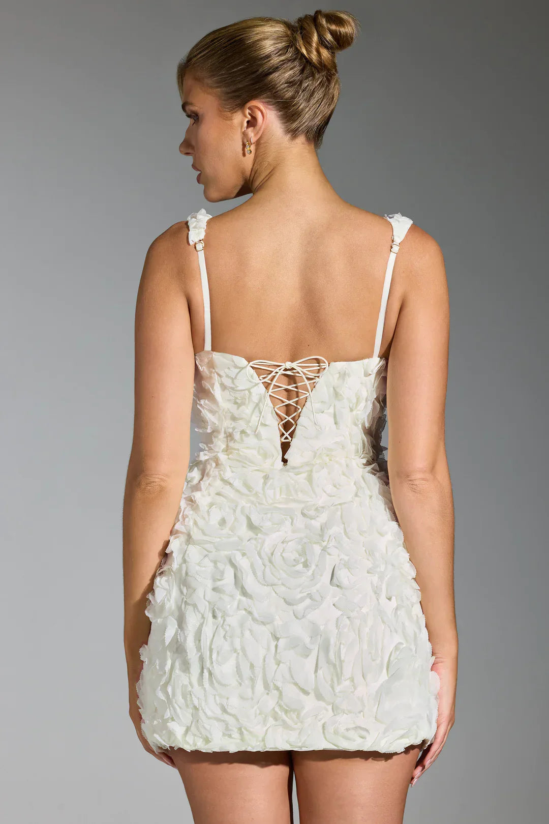 Eloria | Floral Corset Dress in Mini Length