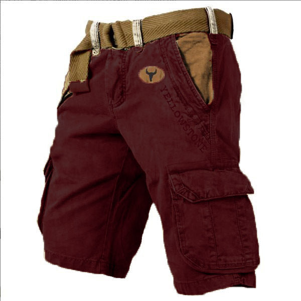 Lars™ | Sportiga Cargoshorts med Bälte för Herr