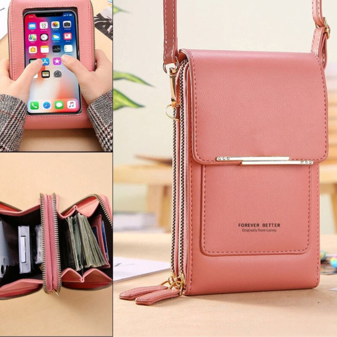 Ella | Elegant Shoulder Bag in Premium Leather with Adjustable Strap