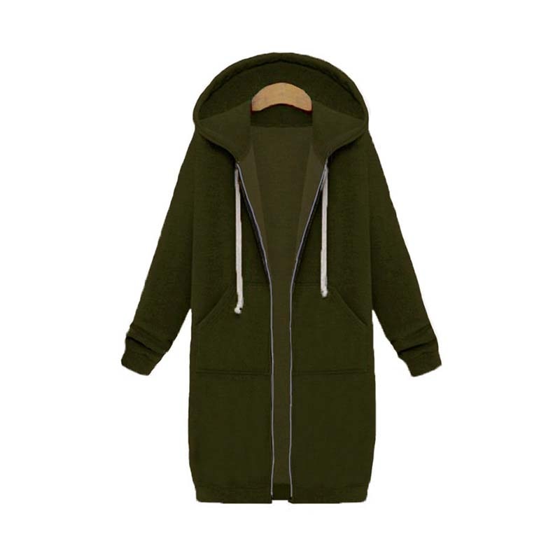 Empressa Hoodie – Trendy Long Sweatshirt Style