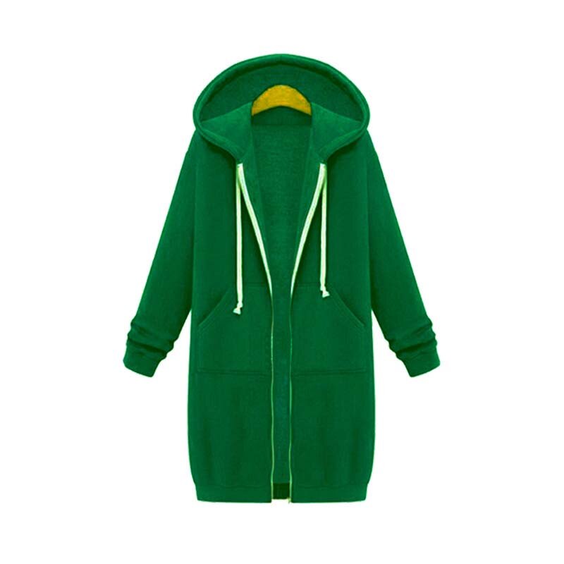 Empressa Hoodie – Trendy Long Sweatshirt Style