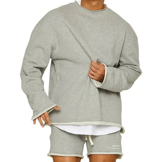 Arvid™ | Pull classique à col rond pour homme en mélange de coton