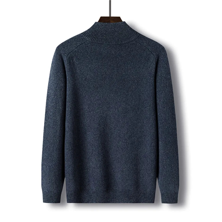 Arvid Klassisk Tröja med Dragkedja för Män – Stilren & Bekväm