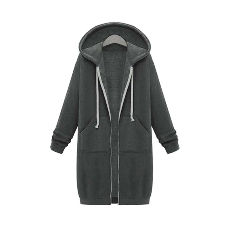 Empressa Hoodie – Trendy Long Sweatshirt Style