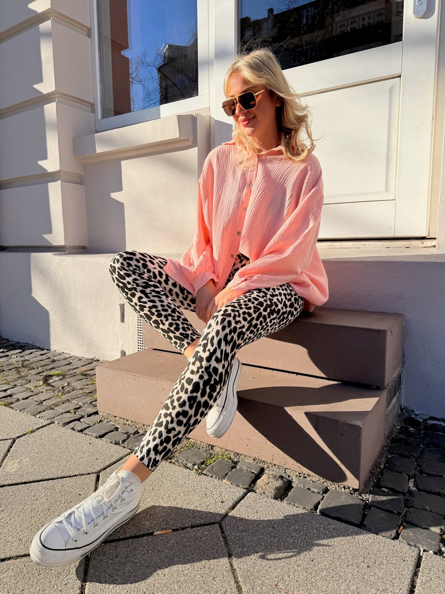 Tindra | Oversized skjortebluse i musselinbomuld