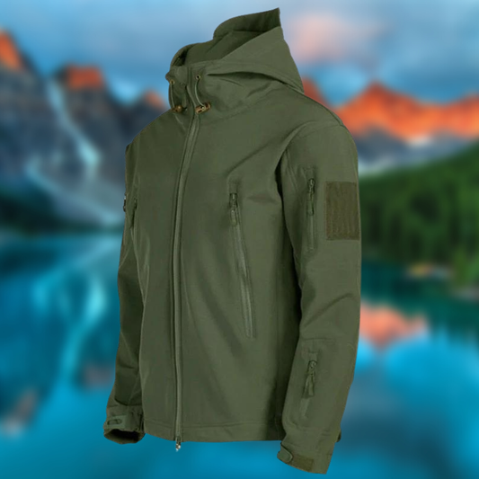 Veste tactique imperméable pour hommes – Veste pratique avec plusieurs poches pour activités de plein air