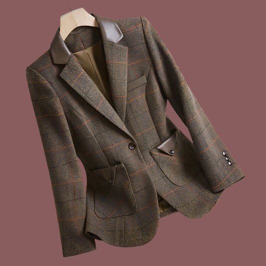 Yrélle – Veste Classique Professionnelle à Bouton Unique