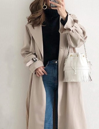 Hilma – Trench-coat déperlant avec ceinture ajustable pour femme