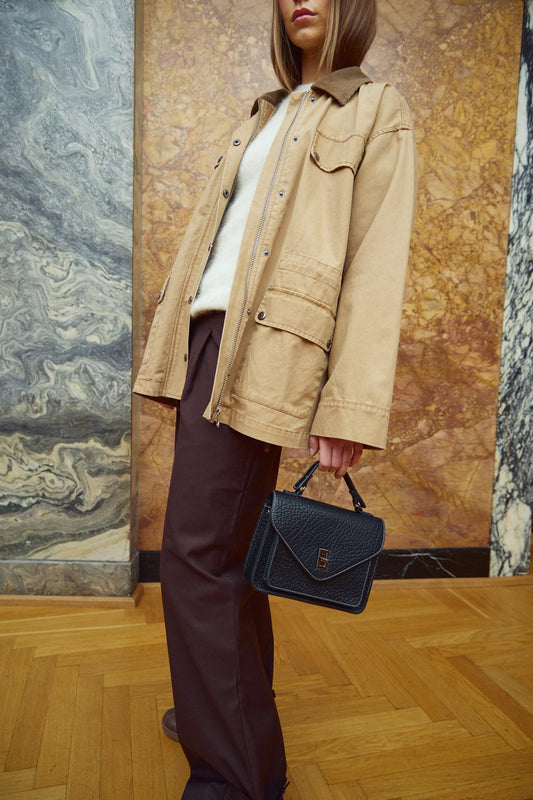 Veste Freja Washed Sand – Veste Femme Minimaliste et Intemporelle