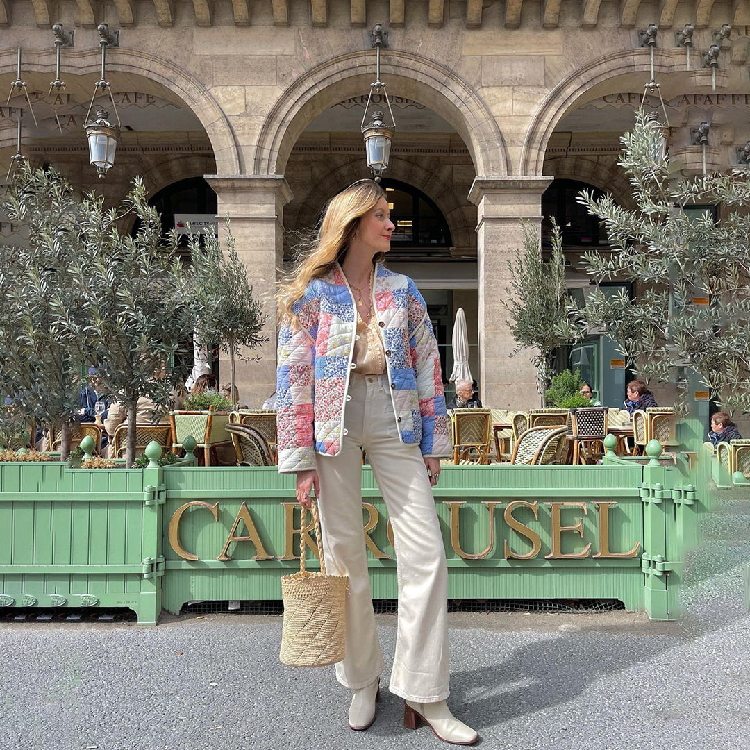 Mystelia ColorCascade Spring Jacket – Elegant Women's Outerwear