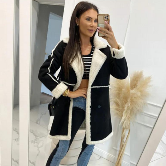 Nahla™ | Manteau d'hiver élégant avec doublure en polaire pour femmes