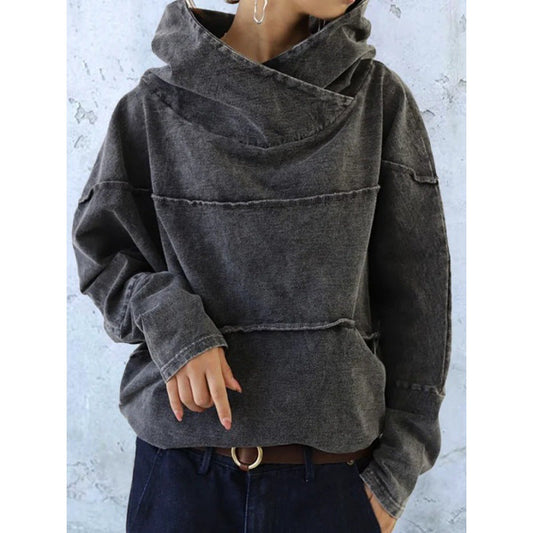 Annivelle – Sweat à capuche oversize pour femme en mélange doux de coton