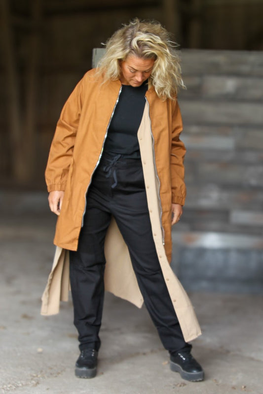 Fiorine Veste Cargo Couleur Rouille – Veste Utilitaire Légère pour Femme