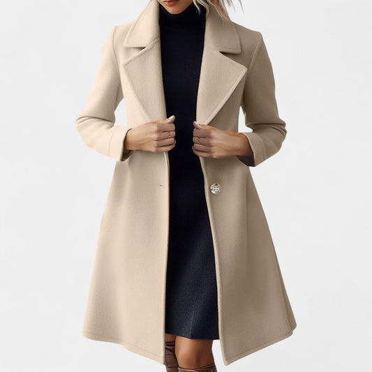 Novalie | Manteau élégant pour femme avec design à simple boutonnage