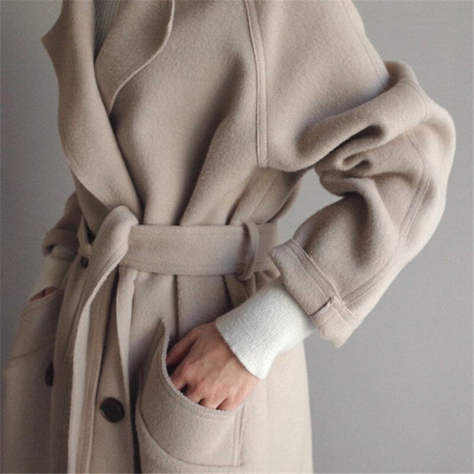Mirella | Manteau en Laine Classique au Design Intemporel