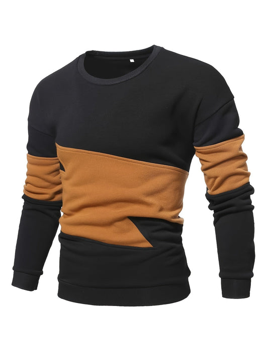 Pull à carreaux noirs Gullbrand – Pull élégant et confortable pour homme en tricot