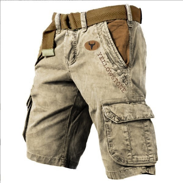 Lars™ | Sportiga Cargoshorts med Bälte för Herr