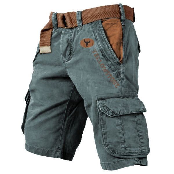Lars™ | Sportiga Cargoshorts med Bälte för Herr