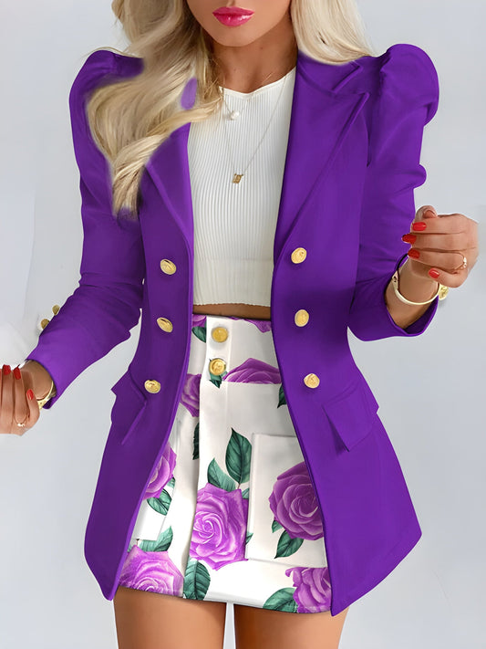 Verena | Ensemble Veste & Jupe 2 Pièces en Silhouette Élégante