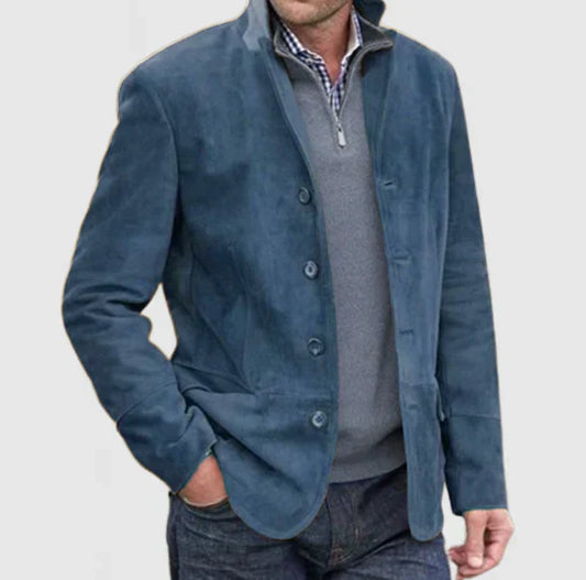 Mason™ | Veste en cuir légère et élégante pour homme | Parfaite pour les journées chaudes et les soirées fraîches