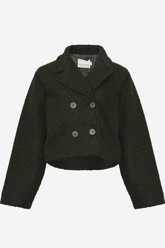 Veste Bengta Noire – Vêtement de garde-robe chic et polyvalent