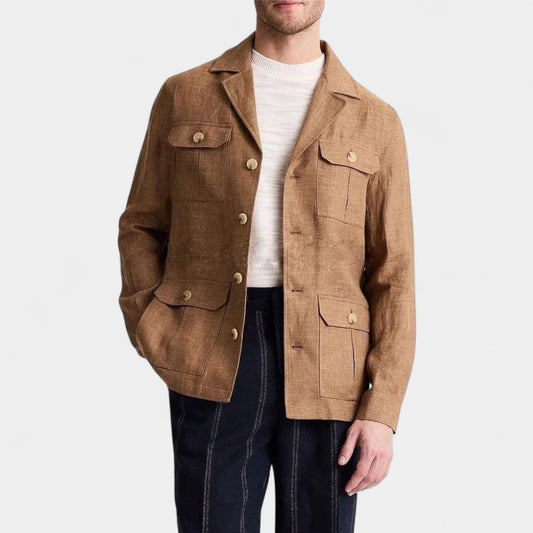 Verner | Chemise en lin Herr Lätt – Chemise surchemise élégante et décontractée