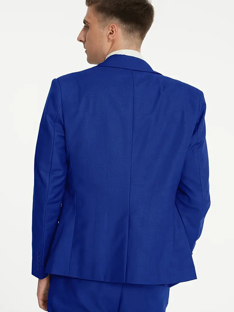 Alvar™ | 3-piece Men's Suit in Polyester for Elegance & Comfort