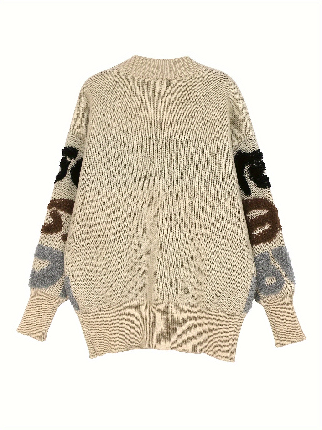 Maëlle™ | Patterned Knitted Women's Sweater