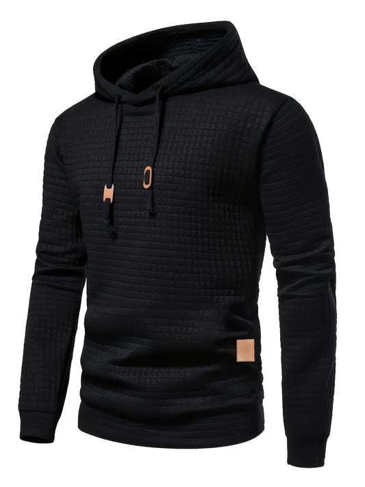 Leon | Warm Knitted Hoodie in Jacquard