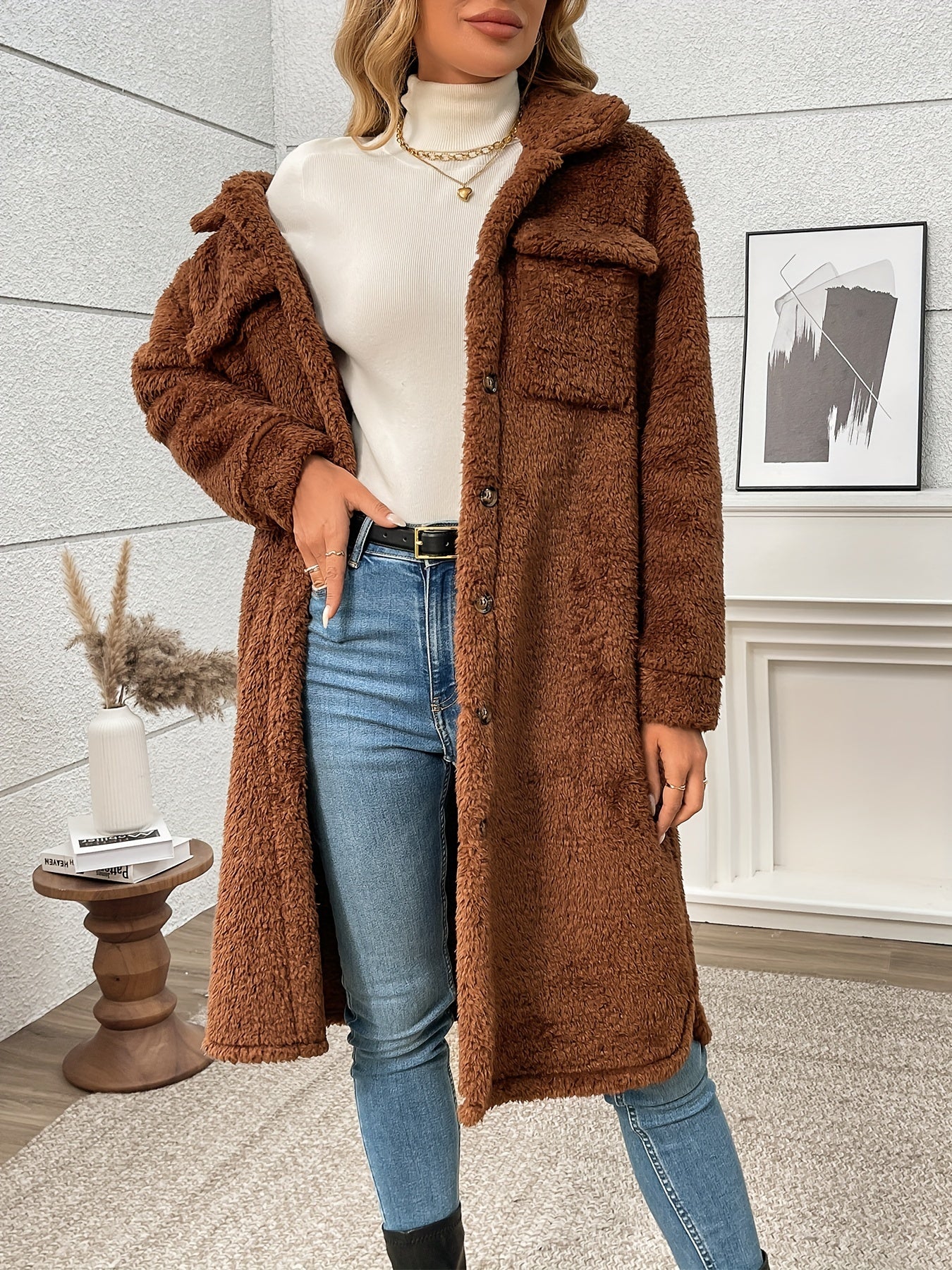 Eloria™ | Elegant Fleece Jacket for Women – Soft, Warm & Stylish