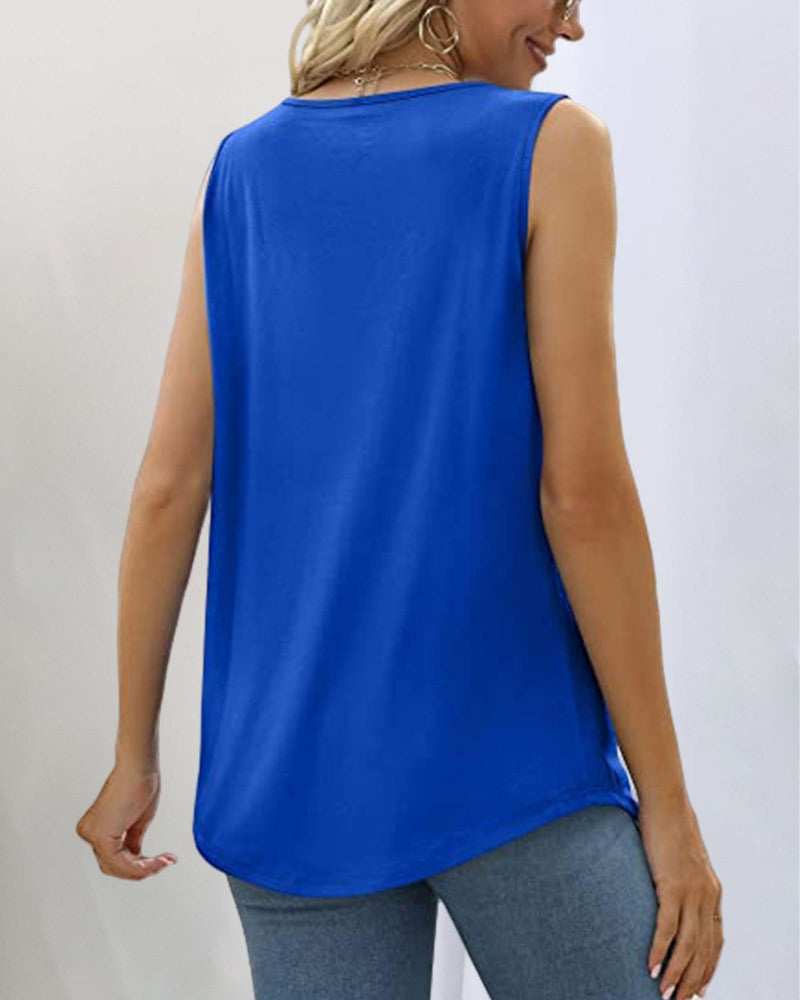 ELIA | Sleeveless Top with Square Neckline