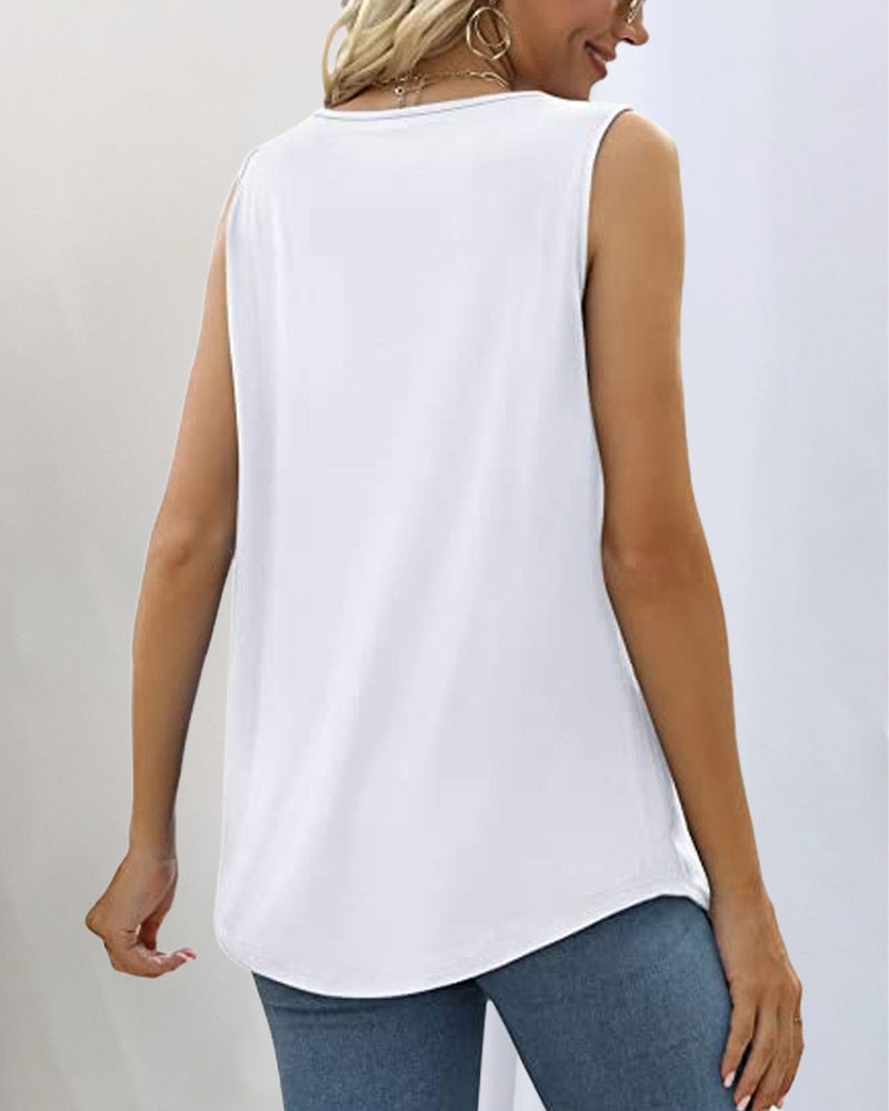 ELIA | Sleeveless Top with Square Neckline