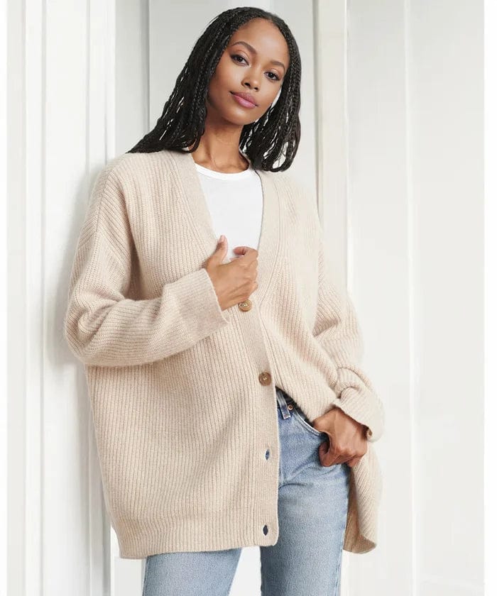 Helaina Casual Cardigan til Kvinder – Moderne Vinterstrikketrøje