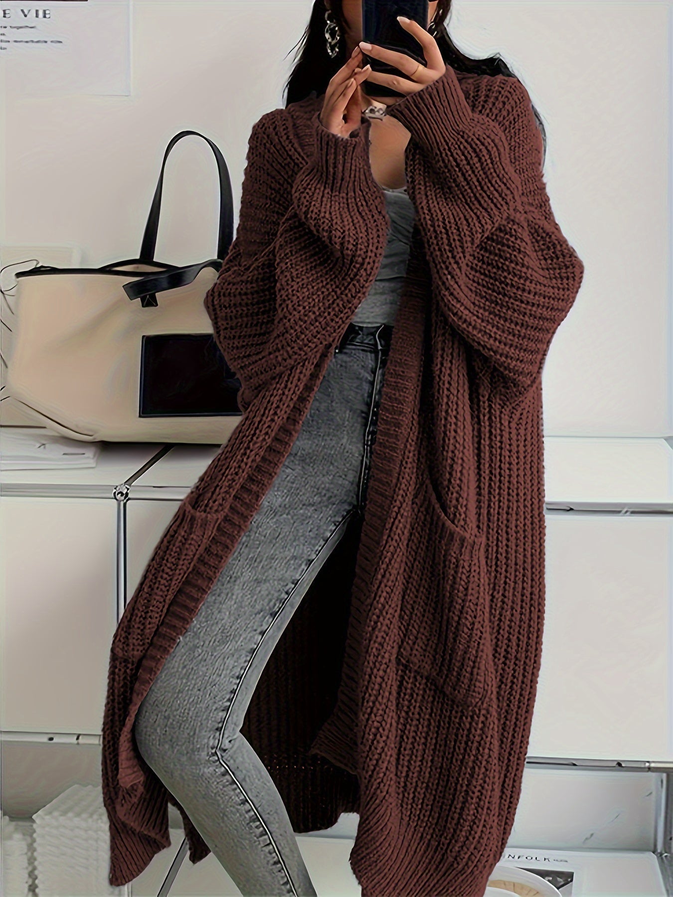 ELINA™ | Casual Knitted Cardigan with Pockets in Wool