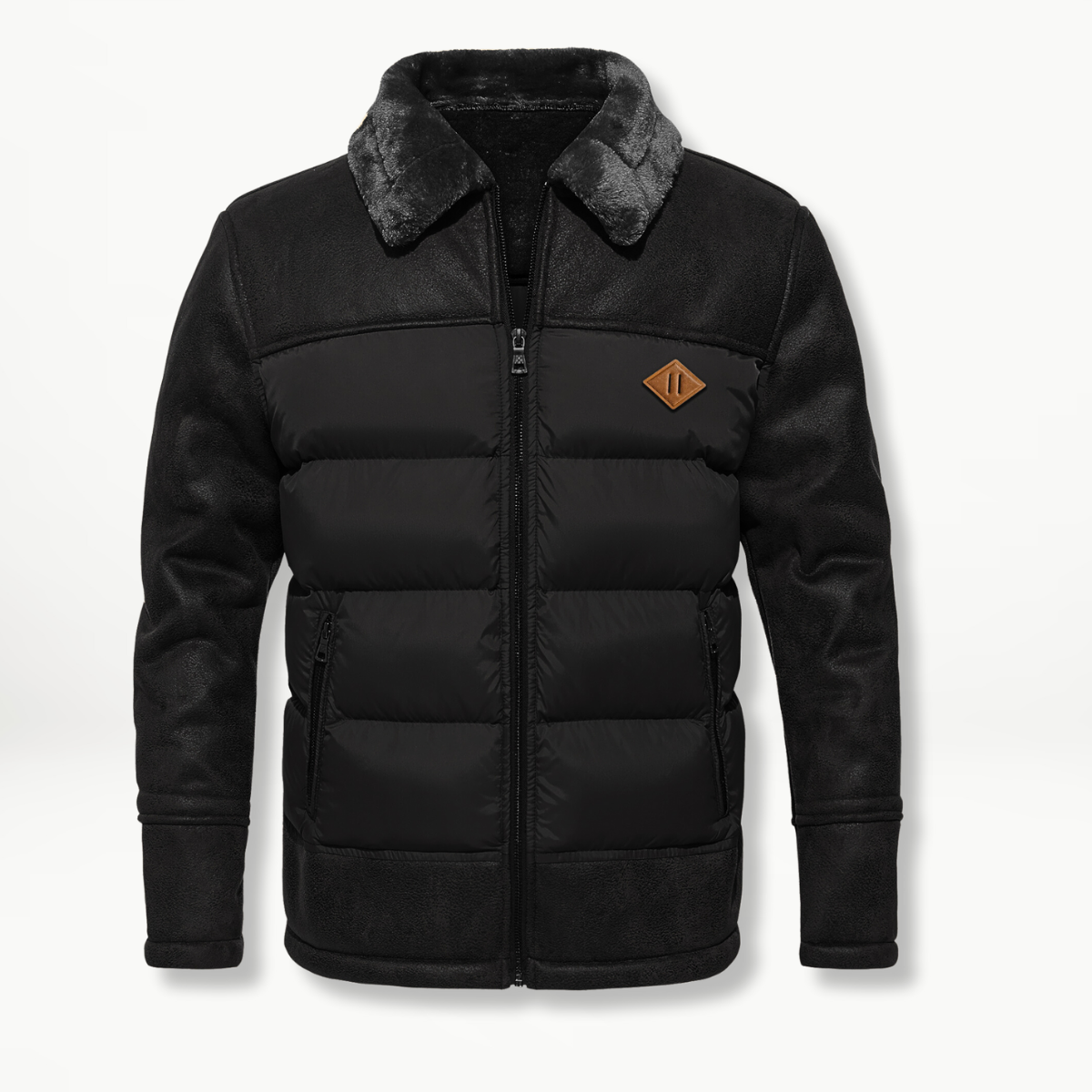 Quillon – Herrelæderjakke med klassisk slim fit og tidløst design