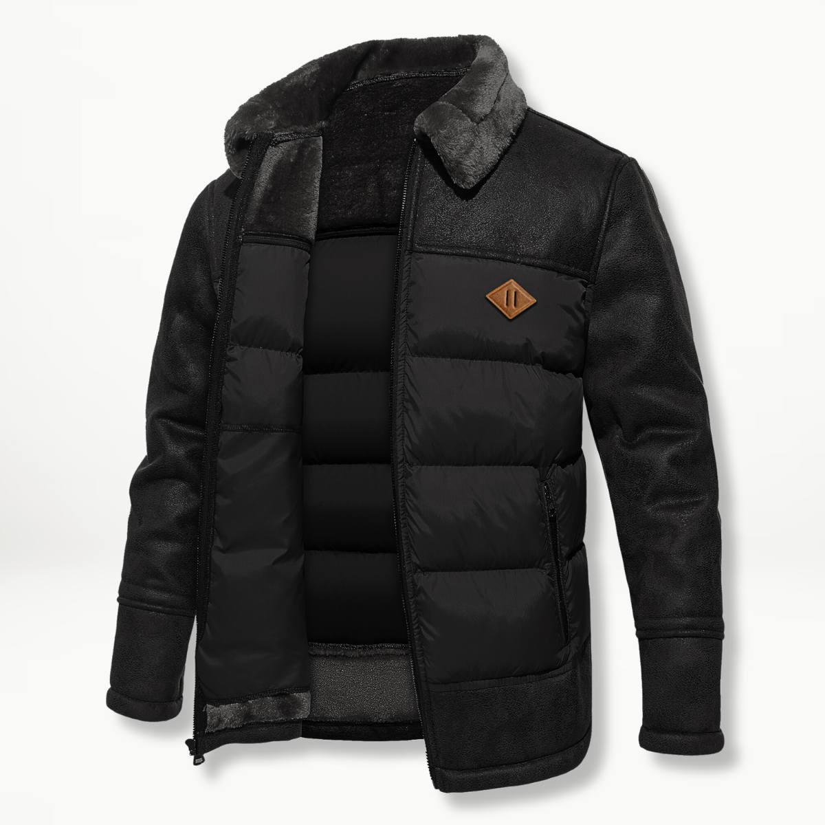 Quillon – Herrelæderjakke med klassisk slim fit og tidløst design