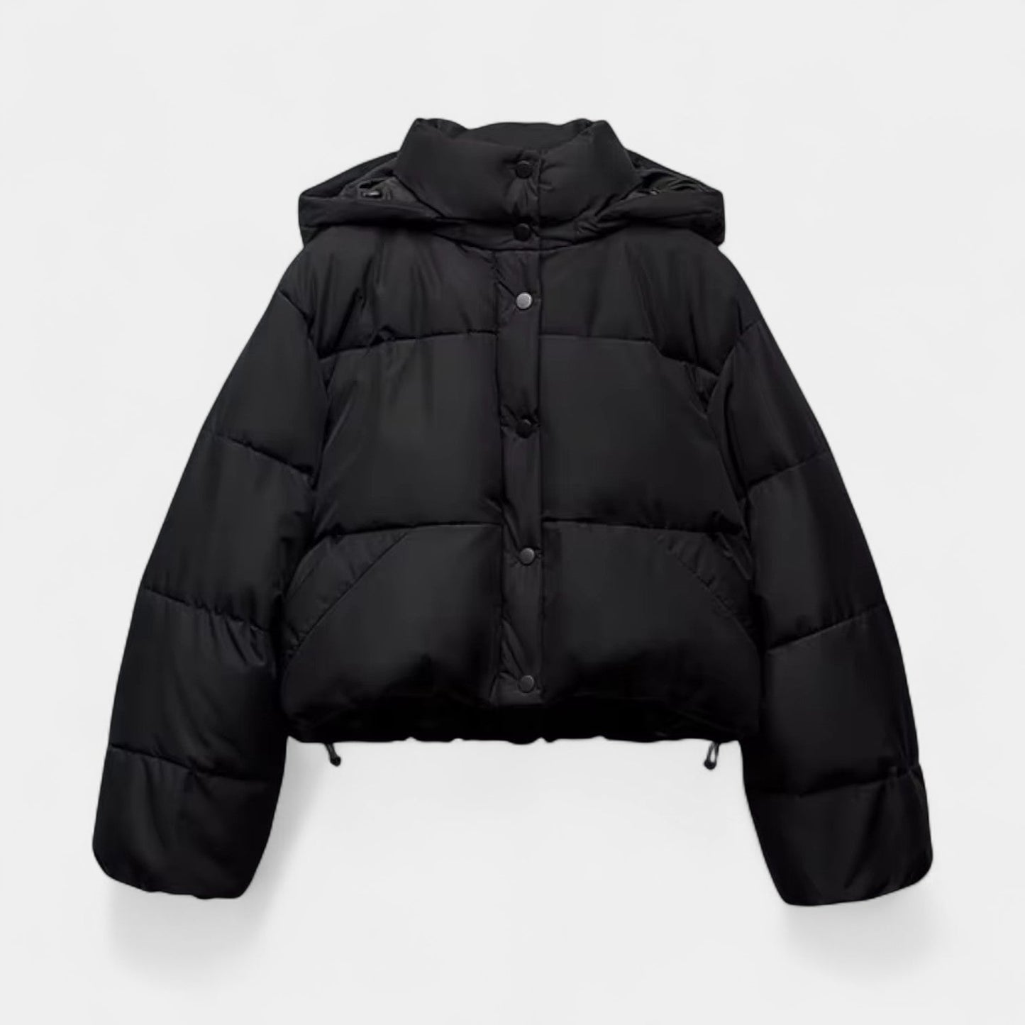 Juniella | Short Puffer Jacket with Hood for Women