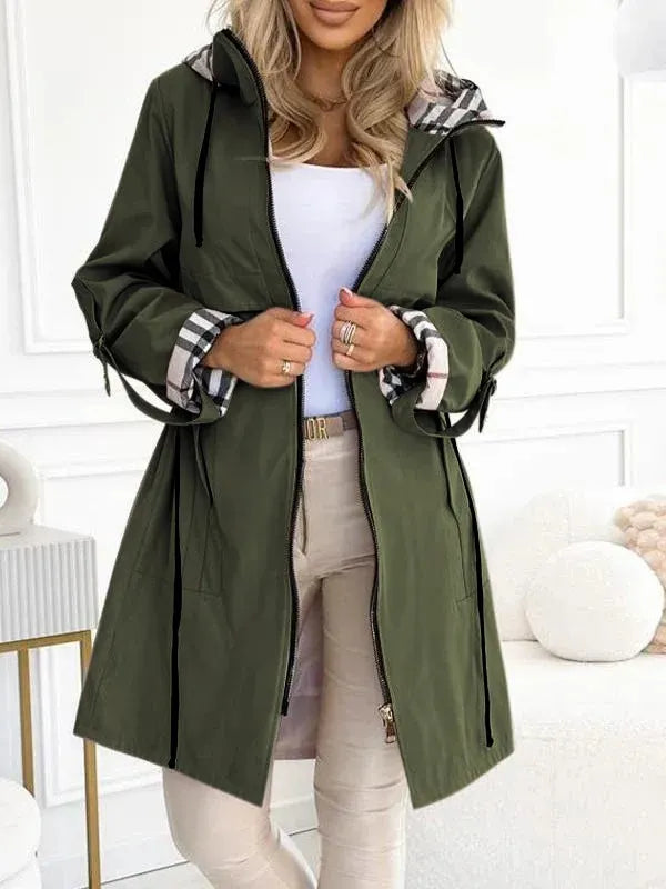 Luxelle Women's Cape with Hood – Elegant Everyday Layer for Winter