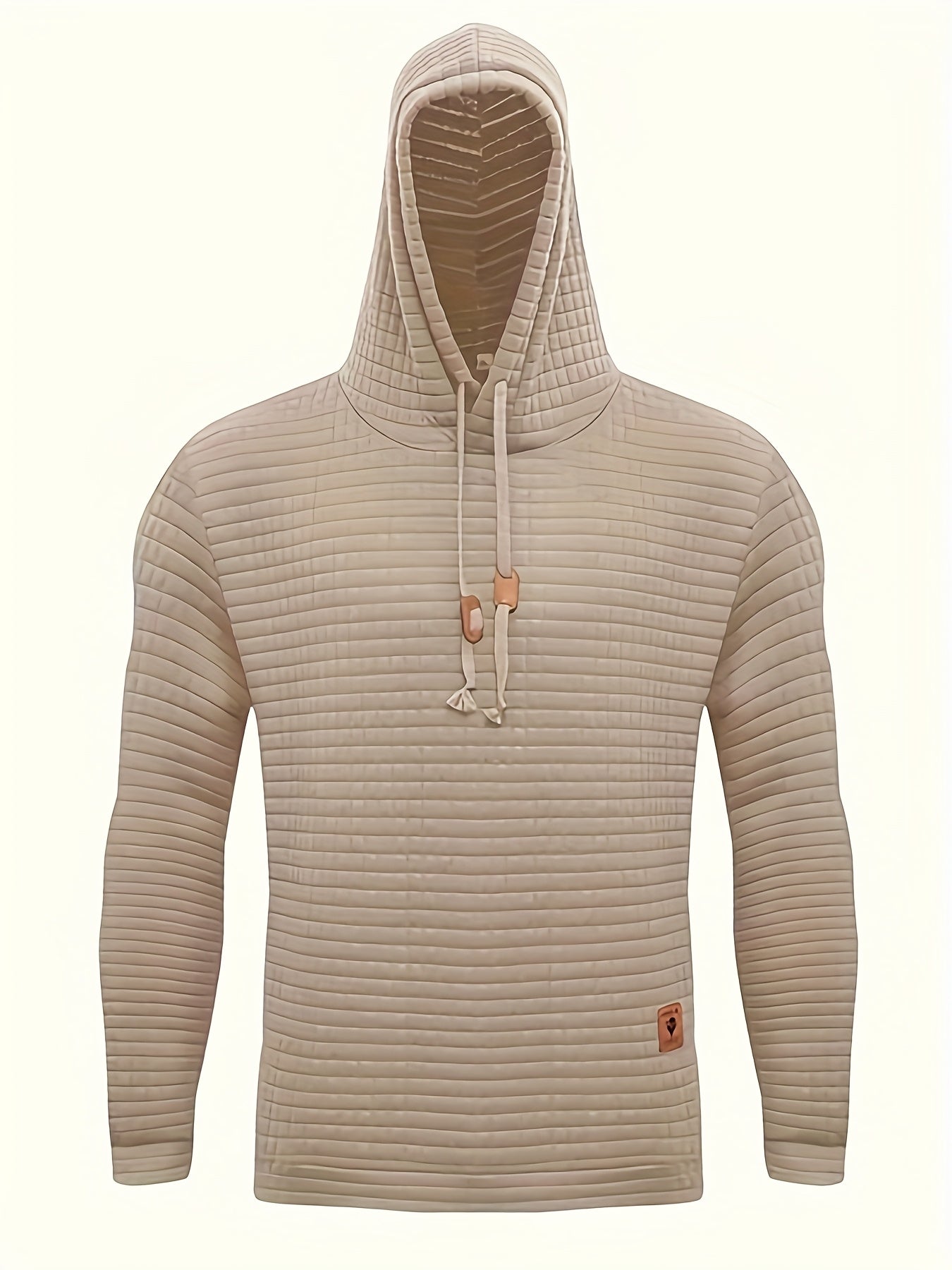 Leon | Varm Strikket Hoodie i Jacquard